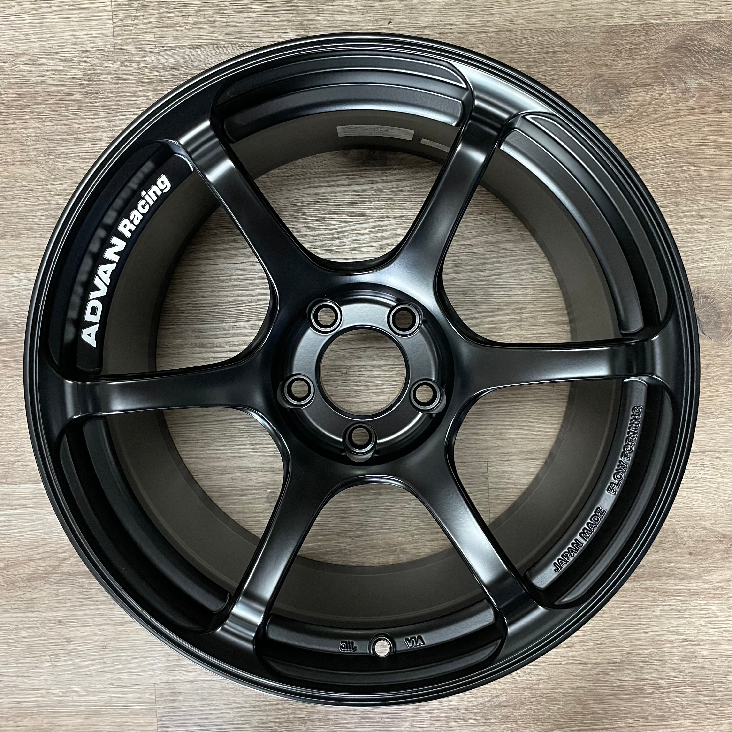 Advan RG4 18x9.5 +35 5x114.3 Semi Gloss Black (Set of 4) YUA48J35ESB