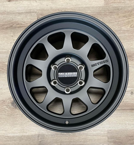 Method MR316 17x8.5 +0 6x139.7 Matte Black (Set of 4) MR31678560500