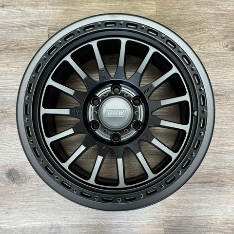 RRW RR7-H Flow Form Hybrid Beadlock 17x8.5 -12 6x139.7 Matte Black (Set of 5)