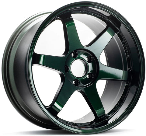Volk Racing TE37SL 19x9.5 +22/19x10.5 +35 5x112 Racing Green (Set of 4) WVD422MPIG/WVD635MPIG