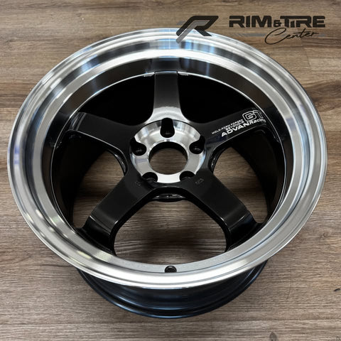 Advan GT Beyond-R 18x10 +40 5x120 Diamond Cut & Dark Platinum Black (Set of 4) YAQC8K40WDPB