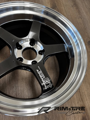 Advan GT Beyond-R 18x10 +40 5x120 Diamond Cut & Dark Platinum Black (Set of 4) YAQC8K40WDPB