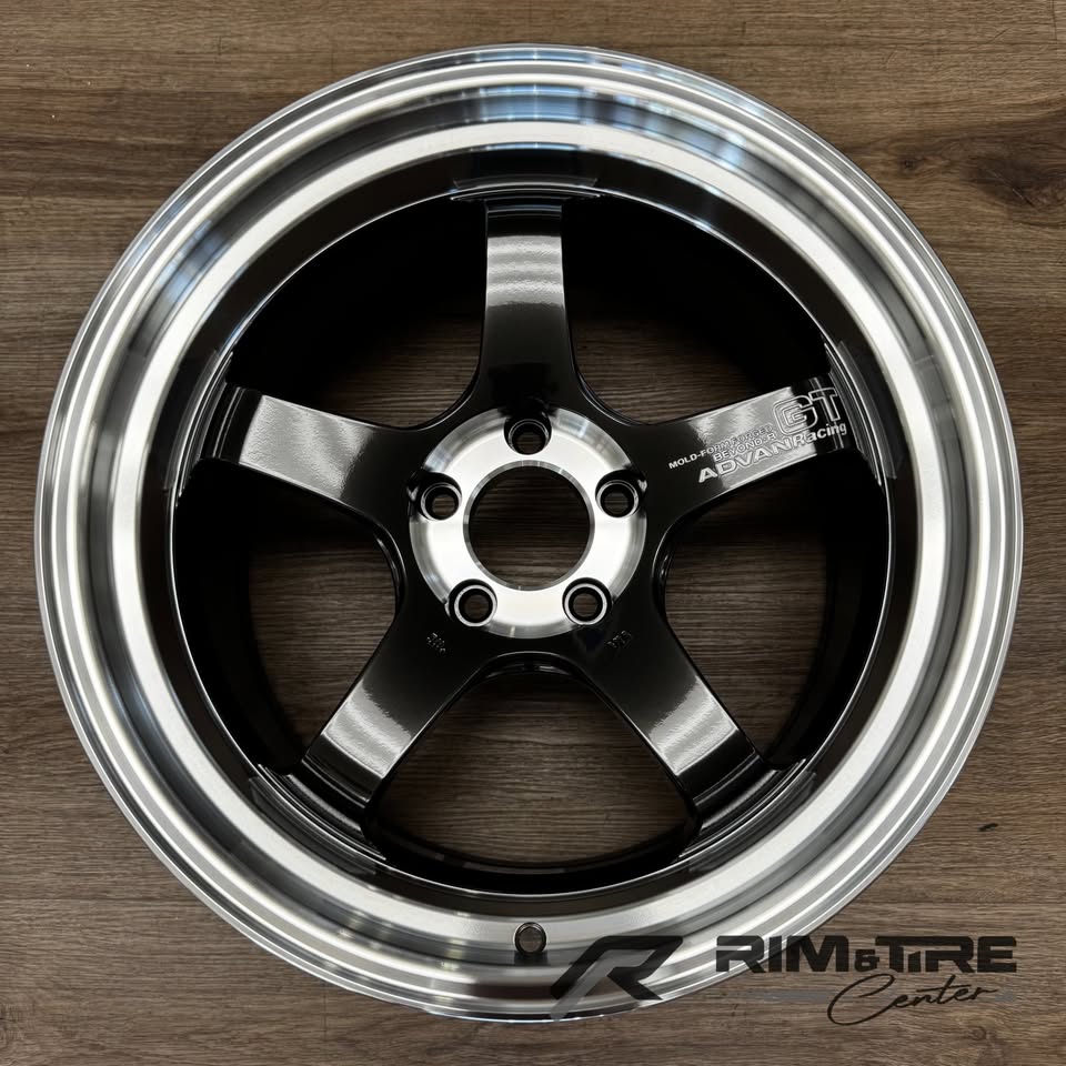 Advan GT Beyond-R 18x10 +40 5x120 Diamond Cut & Dark Platinum Black (Set of 4) YAQC8K40WDPB