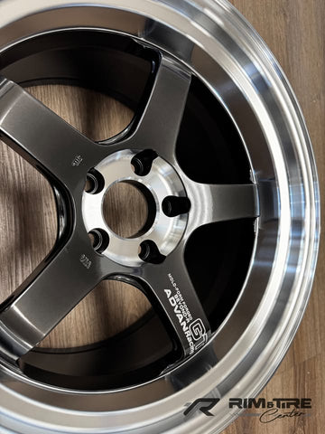 Advan GT Beyond-R 18x10 +40 5x120 Diamond Cut & Dark Platinum Black (Set of 4) YAQC8K40WDPB
