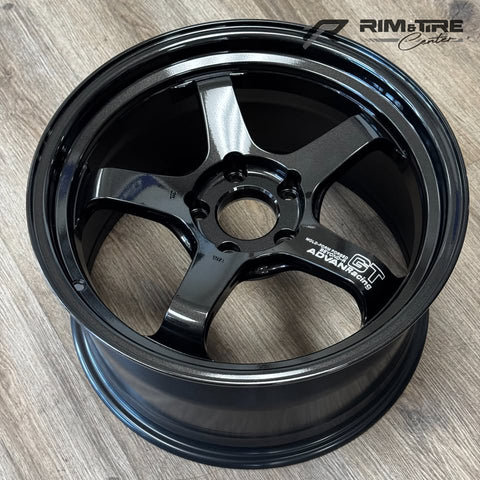Advan GT Beyond-R 18x10 +40 5x120 Racing Titanium Black (Set of 4) YAQC8K40WTB