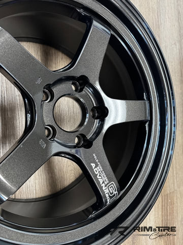 Advan GT Beyond-R 18x10 +40 5x120 Racing Titanium Black (Set of 4) YAQC8K40WTB