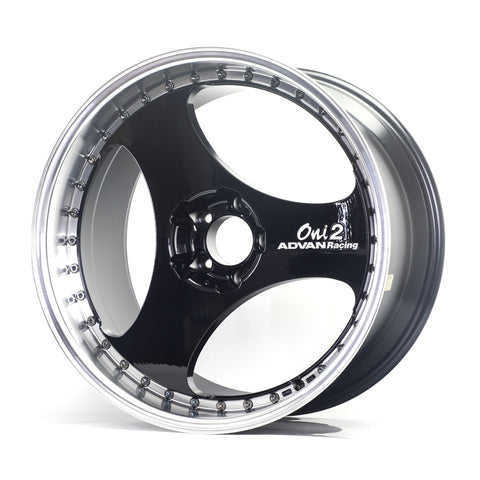 Advan Oni2 Progressive 20x9.5 +25/20x10.5 +32 5x112 Machining & Racing Gloss Black (Set of 4) YAYP0J25MBF/YAYP0L32MBF