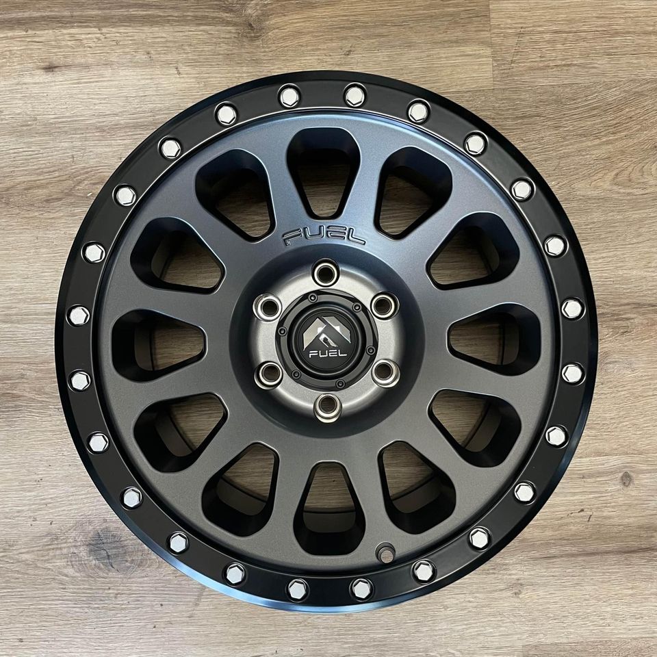 Fuel Off-Road D601 Vector 17x8.5 +7 6x139.7 Gunmetal (Set of 4) D60117 ...