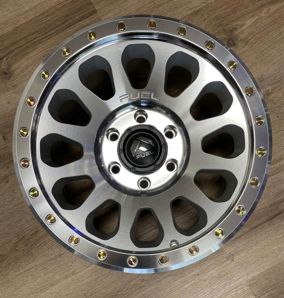 Fuel Off-Road D647 Vector 17x8.5 +7 6x139.7 Machined (Set of 4) D64717858350