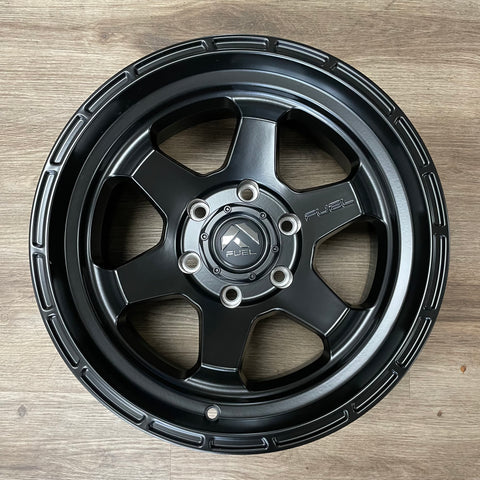 Fuel Off-Road D664 Shok 17x9 -12 6x139.7 Matte Black (Set of 4) D66417908445