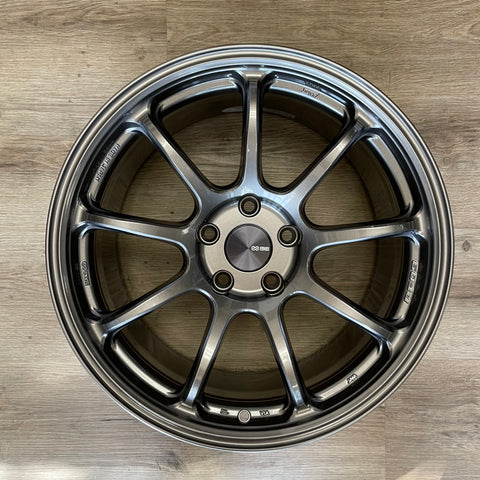 Enkei PF09 18x9.5 +40 5x114.3 Dark Silver (Set of 4 ) 540-895-6540DS