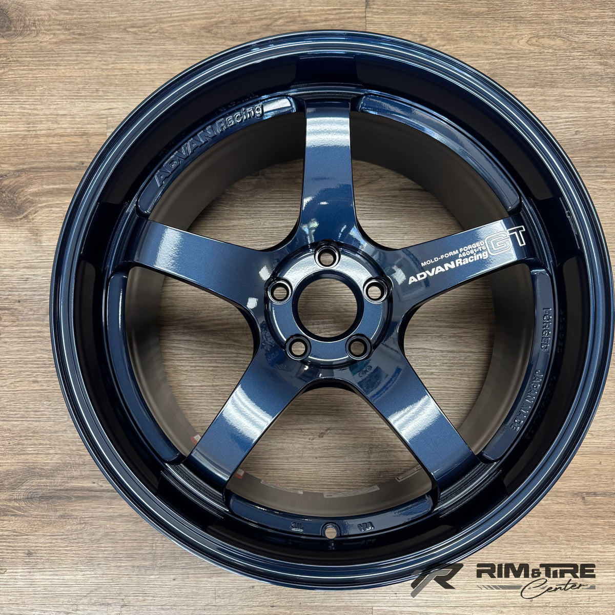 Advan GT Premium 19x9.5 +22/19x10.5 +32 5x112 Racing Titanium Blue (Set of 4) YAQ9J22MDP/YAQ9L32MDP