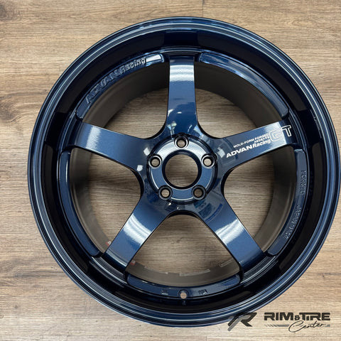 Advan GT Premium 19x9.5 +22/19x10.5 +32 5x112 Racing Titanium Blue (Set of 4) YAQ9J22MDP/YAQ9L32MDP