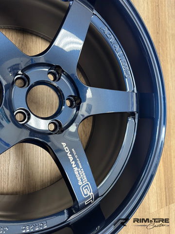 Advan GT Premium 19x9.5 +22/19x10.5 +32 5x112 Racing Titanium Blue (Set of 4) YAQ9J22MDP/YAQ9L32MDP
