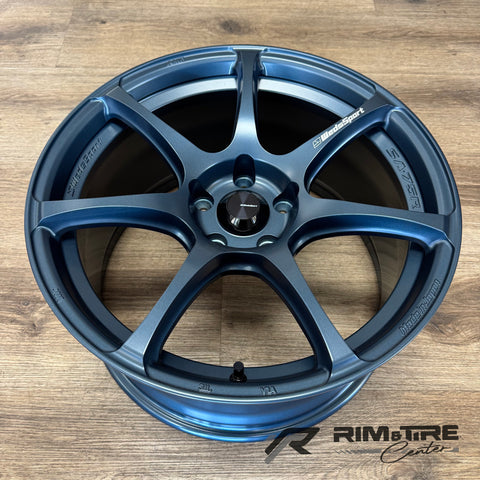 Weds SA75R 18x9.5 +39 5x114.3Matte Blue (Set of 4) 74728