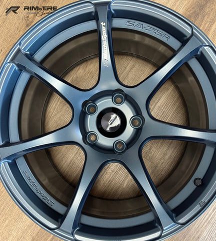 Weds SA75R 18x9.5 +39 5x114.3Matte Blue (Set of 4) 74728