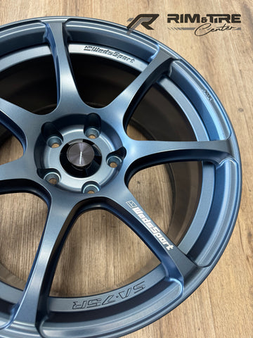 Weds SA75R 18x9.5 +39 5x114.3Matte Blue (Set of 4) 74728