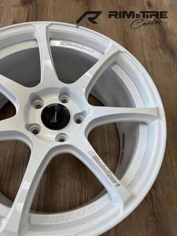Weds SA75R 18x9.5 +39 5x114.3 Circuit White (Set of 4) 74727
