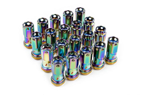 Project Kics Lug Nut & Lock Set R40 ICONIX M14 14x1.5 20PC Neo Chrome WRI14NA