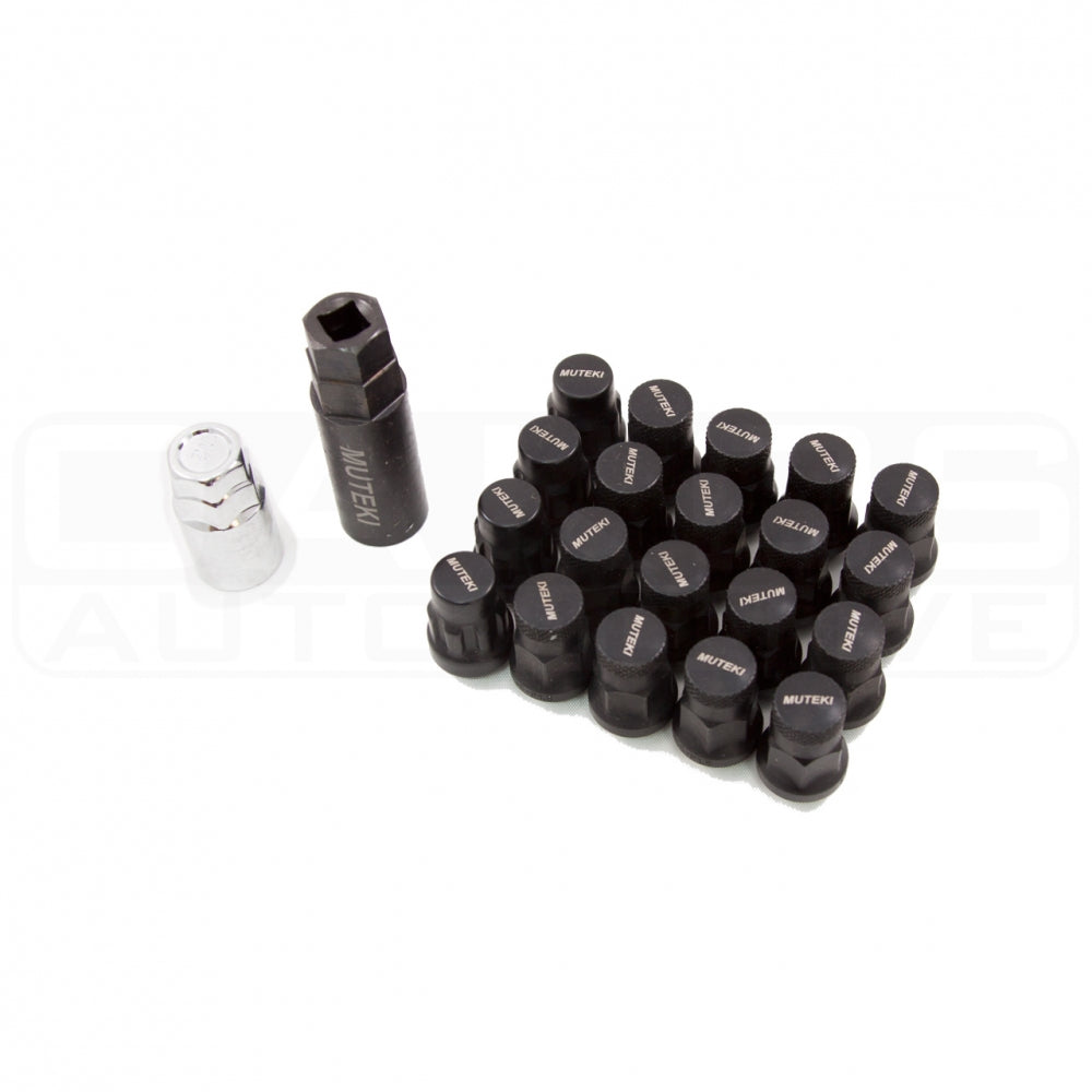 Muteki Lug Nut Set | SR35 | 12x1.5 20 Piece | Black | 32926BP