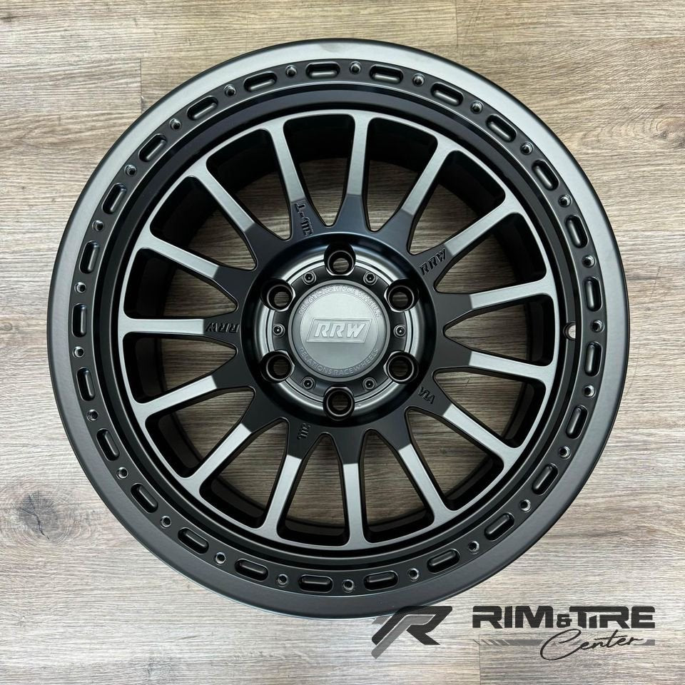 RRW RR7-H Flow Form Hybrid Beadlock 17x8.5 -12 6x139.7 Matte Black (Se ...
