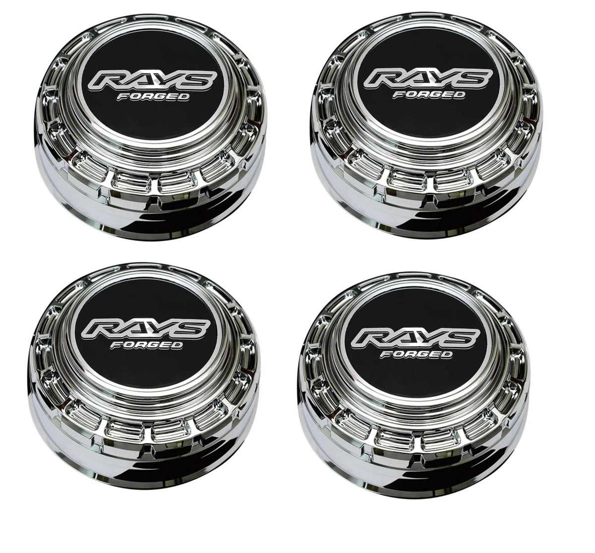 Rays 6H Center Cap - Chrome / 6x139 PCD / 112mm Bore (Set of 4) WCVOLK6HCHROME