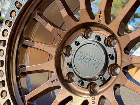 RRW RR7-V Flow Form 17x8.5 6x139.7 Gloss Bronze Face w/ Machined Lip (Set of 4)