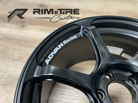 Advan RG4 18x9.5 +45 5x120 Semi Gloss Black (Set of 4) YA48J45WSB