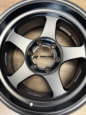 Weds HaseSpec II 17X8.5 -6 6x139.7 Circuit Black (Set of 4 ) WA-HASE21785N66XCBK