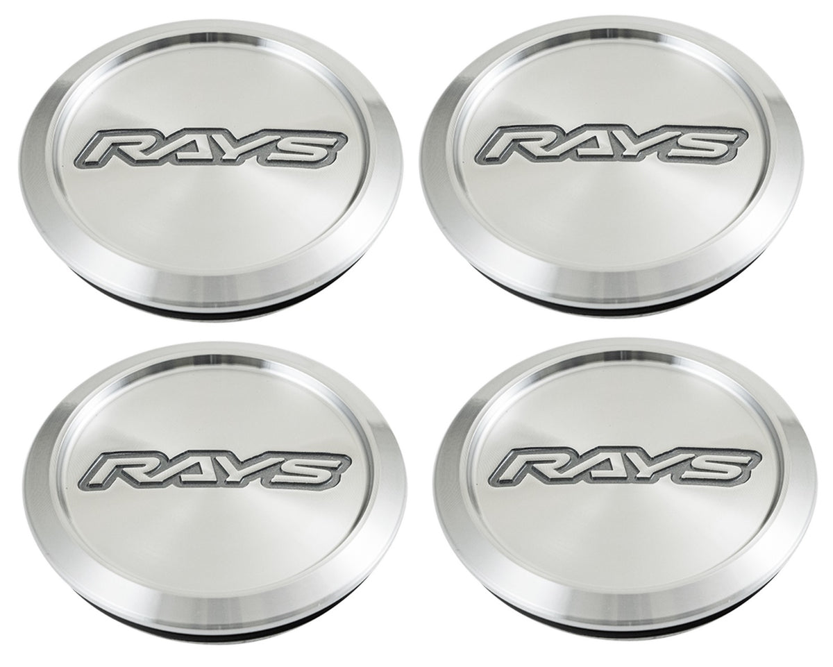 Rays Volk Racing Center Cap Low Type Chrome PVD 4PC WCG25PD