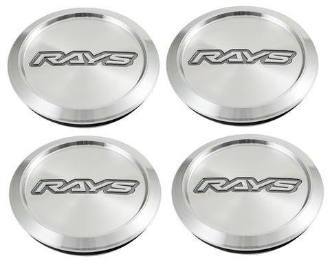 Rays Volk Racing Center Cap Low Type Chrome PVD 4PC WCG25PD