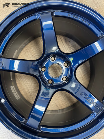 Gram Lights 57CR 19x9.5 +25/19x10.5 +35 5x112 Eternal Blue (Staggered, Set of 4) WGCR425MEBP/WGCR635MEBP