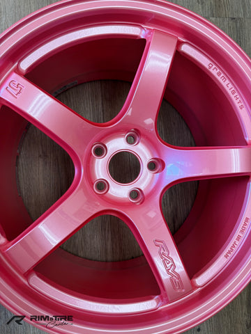 Gram Lights 57CR 19x9.5 +25/19x10.5 +35 5x112 Sakura Pink (Staggered, Set of 4) WGCR425MPP/WGCR635MPP