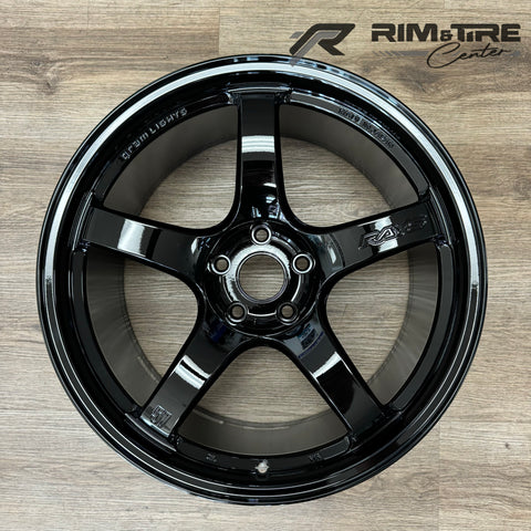 Rays Gram Lights 57CR 19x9.5 +45 5x114.3 Glossy Black (Set of 4) WGCR445EGX