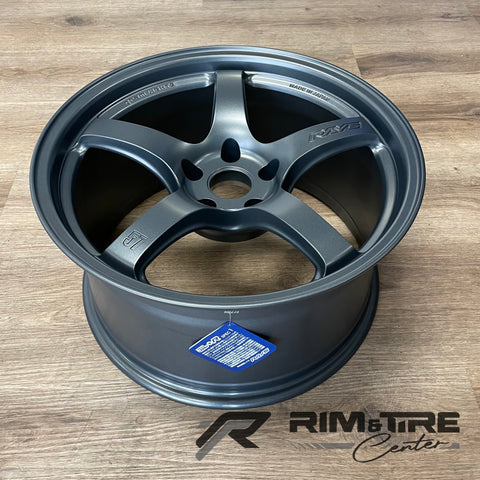 Gram Lights 57CR 18x9.5 +22/18x10.5 +22 5x114.3 Gun Blue II (Staggered, Set of 4) WGCRX22EG2/WGCRAC22EG2