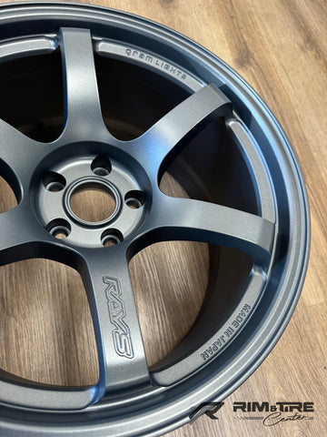 Gram Lights 57DR 19x9.5 +25/19x10.5 +35 5x112 GunBlue II (Staggered, Set of 4) WGI425MG2/WGI635MG2