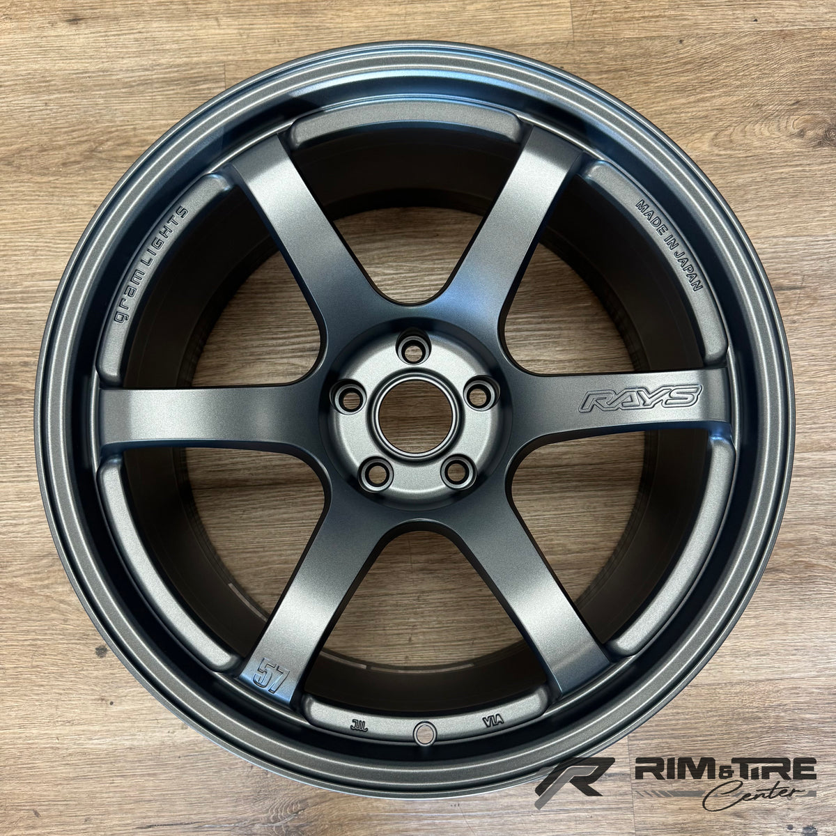 Gram Lights 57DR 19x9.5 +25/19x10.5 +35 5x112 GunBlue II (Staggered, Set of 4) WGI425MG2/WGI635MG2