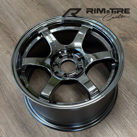 Rays Gram Lights 57DR 15x8 +28 4x100 RBC Black Chrome (Set of 4) WGIE28ARB