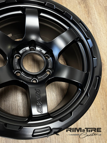 Rays Gram Lights 57DRX HD 17x8.5 -10 6x139.7 Semi Gloss Black (Set of 4) WGIHP-10KSB