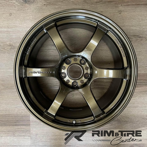 Rays Gram Lights 57DR 18x9.5 +12 5x114.3 Almite Gold (Set of 4) WGIX12EAGP