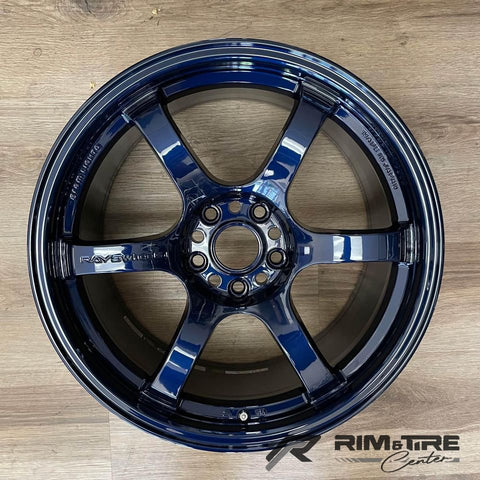 Rays Gram Lights 57DR 18x10.5 +22 5x114.3 Eternal Blue Pearl (Set of 4) WGIAC22EEBP