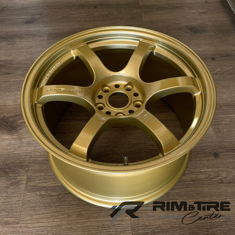 Rays Gram Lights 57DR 18x9.5 +38 5x100 E8 Gold (Set of 4) WGIX38DEGP