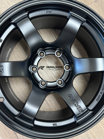 Rays Gram Lights 57DRX 17x8.5 +0 6x139.7 Semi Gloss Black (Set of 4) WGIXP00KSB