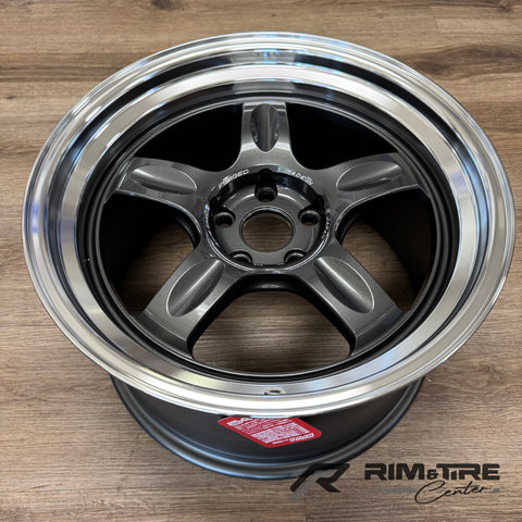 Volk Racing 21C 18x9.5 +22 /18x10.5 +30 5x112 Dark Gunmetal / Rim DC (Set of 4) WK2X22MVC/WK2AC30MVC