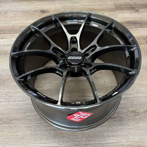Go025 Rims Volk Racing G025 19x9.5 +25/19x10.5 +35 5x112 Dark Amber Clear (Set of ...