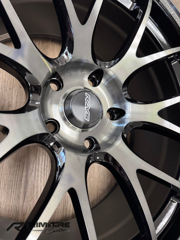 Volk Racing G27 19x9.5 +36 5x120 Pressed Black Clear (Set of 4) WGCRQ22EEBP