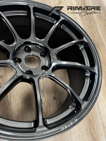 Volk Racing ZE40 M-Spec 19x9.5 +22 5x114.3 Diamond Dark Gunmetal (Set of 4) WKZM422EMM