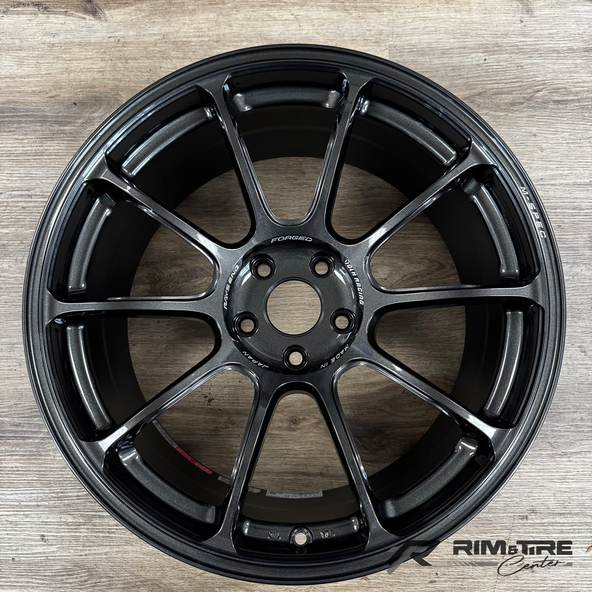 Volk Racing ZE40 M-Spec 19x9.5 +22 5x114.3 Diamond Dark Gunmetal (Set of 4) WKZM422EMM