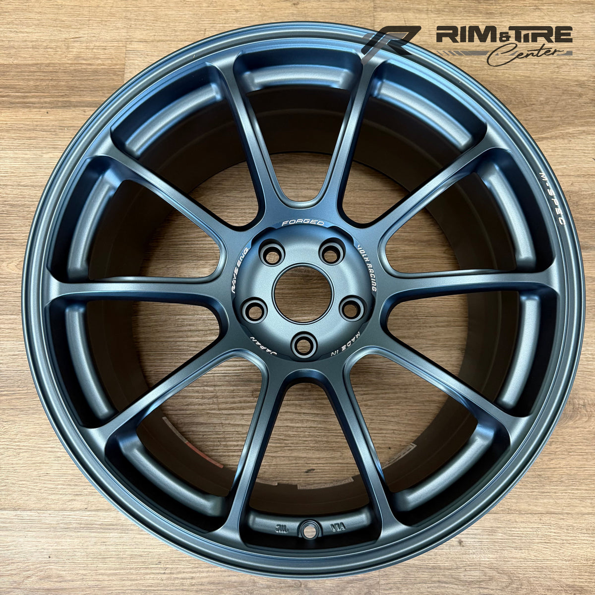Volk Racing ZE40 M-Spec 19x9.5 +22/19x10.5 +35 5x112 Matte Blue Gunmetal (Set of 4) WKZM422MMEG/WKZM635MMEG