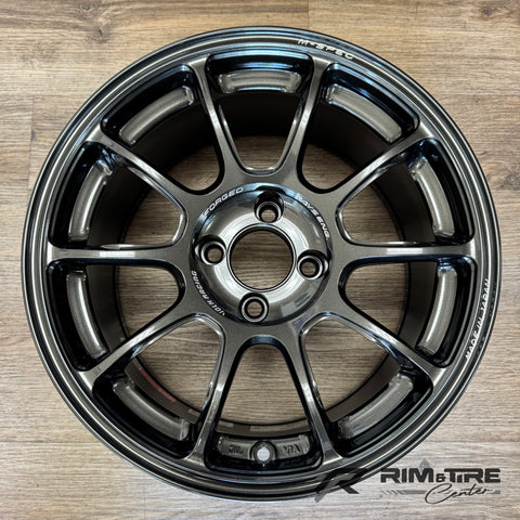 Volk Racing ZE40 M-Spec 15x8 +20 4x100 Diamond Dark Gunmetal (Set of 4) WKZX38ESZ